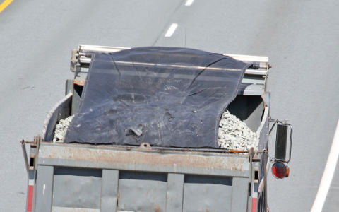 dump truck tarp